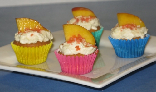 Stonefruit Cupcakes, Two Ways