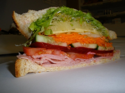 The BEST country salad sandwich