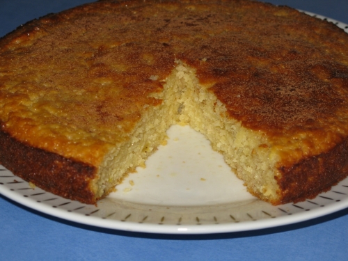 Banana and Hastings Valley Apple Strudel Yoghurt Cake with Honey Cinnamon Glaze
