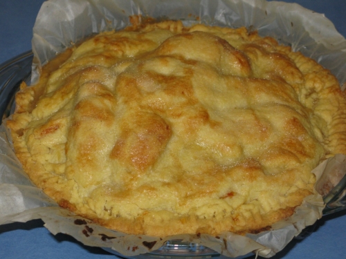 Pear, Apple and Cheddar Pie