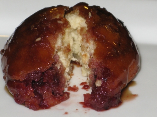 Daring Bakers Challenge - Cinnamon Sugar and Cherry Cola Doughnuts