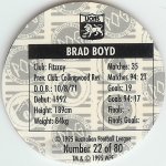 #22
Brad Boyd
Blue Foil

(Back Image)