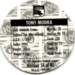 #34
Tony Modra

(Back Image)