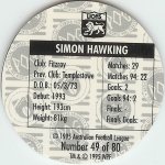 #49
Simon Hawking

(Back Image)