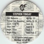 #63
Stephen Tingay

(Back Image)