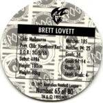 #65
Brett Lovett

(Back Image)