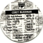 #66
Corey McKernan

(Back Image)