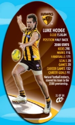 #31
Luke Hodge

(Back Image)