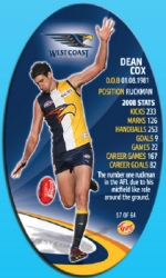 #57
Dean Cox

(Back Image)