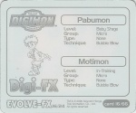#16
Pabumon<br />Motimon

(Back Image)