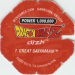 #7
Great Saiyaman
Power 1,000,000
Water<br />Red Back<br />Cut #1 (&reg;)
(Back Image)