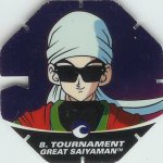 #8
Tournament Great Saiyaman
Power 16,000,000
Water<br />Green Back<br />Cut #1 (&reg;)
(Front Image)