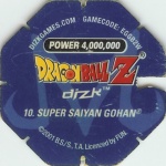 #10
Super Saiyan Gohan
Power 4,000,000
Fire<br />Blue Back<br />Cut #1 (&reg;)
(Back Image)