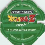 #12
Super Saiyan Goku
Power 17,000,000
Fire<br />Green Back<br />Cut #1 (&reg;)
(Back Image)