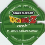 #13
Super Saiyan 3 Goku
Power 14,000,000
Fire<br />Green Back<br />Cut #1 (&reg;)
(Back Image)