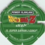 #13
Super Saiyan 3 Goku
Power 18,000,000
Water<br />Green Back<br />Cut #1 (&reg;)
(Back Image)