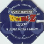 #13
Super Saiyan 3 Goku
Power 19,000,000
Earth<br />Blue Back<br />Cut #2 (&trade;)
(Back Image)