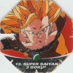 #13
Super Saiyan 3 Goku
Power 1,000,000
Earth<br />Red Back<br />Cut #1 (&reg;)
(Front Image)