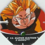 #13
Super Saiyan 3 Goku
Power 1,000,000
Earth<br />Red Back<br />Cut #2 (&trade;)
(Front Image)