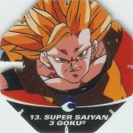 #13
Super Saiyan 3 Goku
Power 10,000,000
Water<br />Blue Back<br />Cut #1 (&reg;)
(Front Image)