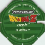 #14
Goten
Power 2,000,000
Water<br />Green Back<br />Cut #1 (&reg;)
(Back Image)