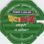 #14
Goten
Power 5,000,000
Earth<br />Green Back<br />Cut #1 (&reg;)
(Back Image)