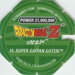 #15
Super Saiyan Goten
Power 21,000,000
Water<br />Green Back<br />Cut #1 (&reg;)
(Back Image)