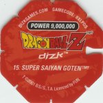 #15
Super Saiyan Goten
Power 9,000,000
Fire<br />Red Back<br />Cut #2 (&trade;)
(Back Image)