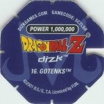 #16
Gotenks
Power 1,000,000
Fire<br />Blue Back<br />Cut #1 (&reg;)
(Back Image)