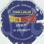#16
Gotenks
Power 4,000,000
Water<br />Blue Back<br />Cut #1 (&reg;)
(Back Image)