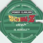 #18
Hercule
Power 13,000,000
Fire<br />Green Back<br />Cut #1 (&reg;)
(Back Image)