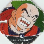 #22
Krillin
Power 1,000,000
Water<br />Red Back<br />Cut #2 (&trade;)
(Front Image)