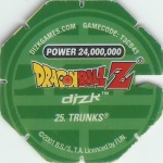 #25
Trunks
Power 24,000,000
Fire<br />Green Back<br />Cut #1 (&reg;)
(Back Image)