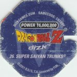 #26
Super Saiyan Trunks
Power 16,000,000
Water<br />Blue Back<br />Cut #1 (&reg;)
(Back Image)