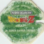 #26
Super Saiyan Trunks
Power 20,000,000
Fire<br />Green Back<br />Cut #1 (&reg;)
(Back Image)