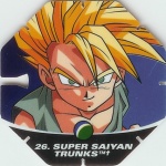 #26
Super Saiyan Trunks
Power 12,000,000
Earth<br />Red Back<br />Cut #2 (&trade;)
(Front Image)