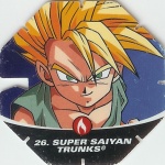 #26
Super Saiyan Trunks
Power 2,000,000
Fire<br />Blue Back<br />Cut #1 (&reg;)
(Front Image)