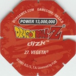 #27
Vegeta
Power 13,000,000
Water<br />Red Back<br />Cut #1 (&reg;)
(Back Image)