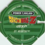 #27
Vegeta
Power 7,000,000
Fire<br />Green Back<br />Cut #2 (&trade;)
(Back Image)