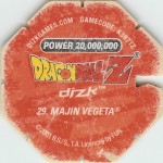 #29
Majin Vegeta
Power 20,000,000
Earth<br />Red Back<br />Cut #1 (&reg;)
(Back Image)