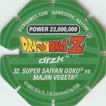 #32
Super Saiyan Goku Vs Majin Vegeta
Power 23,000,000
Earth<br />Green Back<br />Cut #1 (&reg;)
(Back Image)