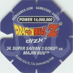 #34
Super Saiyan 3 Goku Vs Majin Buu
Power 14,000,000
Earth<br />Blue Back<br />Cut #1 (&reg;)
(Back Image)