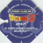 #34
Super Saiyan 3 Goku Vs Majin Buu
Power 34,000,000
Water<br />Blue Back<br />Cut #2 (&trade;)
(Back Image)