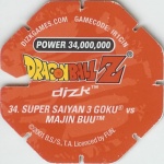 #34
Super Saiyan 3 Goku Vs Majin Buu
Power 34,000,000
Water<br />Red Back<br />Cut #1 (&reg;)
(Back Image)
