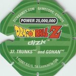 #37
Trunks And Gohan
Power 25,000,000
Fire<br />Green Back<br />Cut #2 (&trade;)
(Back Image)