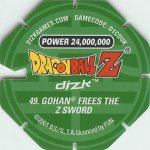 #49
Gohan Frees The Z Sword
Power 24,000,000
Green Back<br />Cut #1 (&reg;)
(Back Image)
