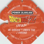 #49
Gohan Frees The Z Sword
Power 28,000,000
Red Back<br />Cut #2 (&trade;)
(Back Image)