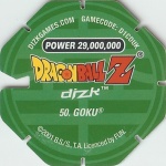 #50
Goku
Power 29,000,000
Green Back<br />Cut #1 (&reg;)
(Back Image)