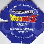 #54
Krillin Against Pintar
Power 27,000,000
Blue Back<br />Cut #1 (&reg;)
(Back Image)