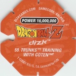 #59
Trunks Training With Goten
Power 16,000,000
Red Back<br />Cut #2 (&trade;)
(Back Image)